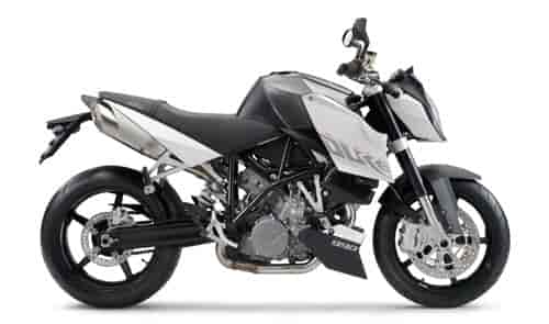2008 KTM 990 Super Duke Weiss White 