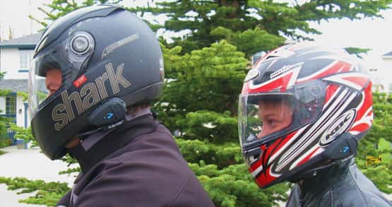 Cardo Scala Rider TeamSet PRO installed