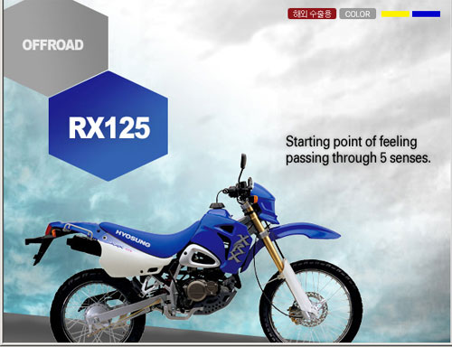 2008 Hyosung RX125 