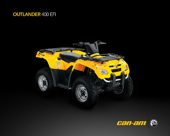 2009 Can-Am Outlander 400 EFI 