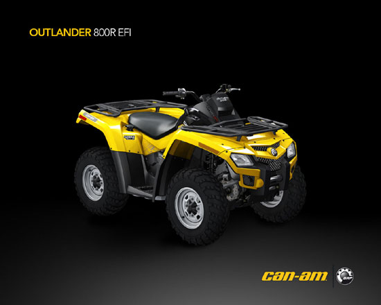 2009 Can-Am Outlander 800R EFI 