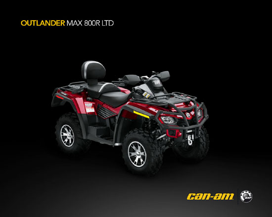 2009 Can-Am Outlander MAX 800R EFI LTD 