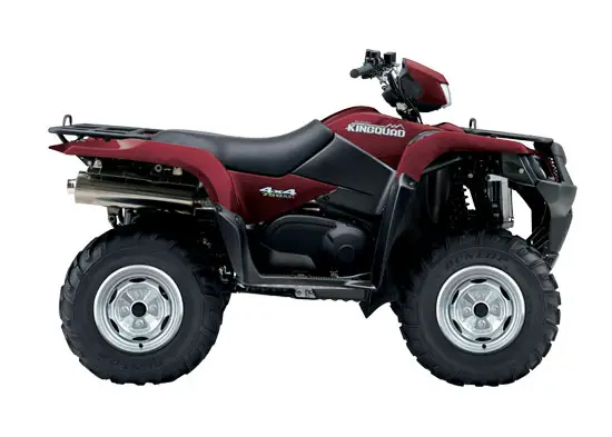 2010 Suzuki KingQuad 750AXi Power Steering Red Brush 
