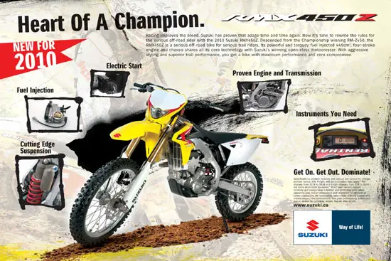 2010 Suzuki RMX450Z
