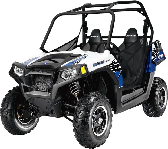 2011 Polaris Ranger RZR 800 Boardwalk Blue/White LE 