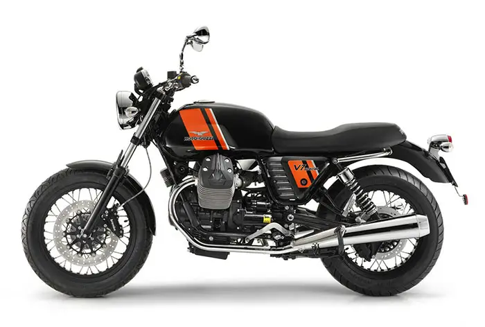 2013 Moto Guzzi V7 Special (Black and Orange EU version)