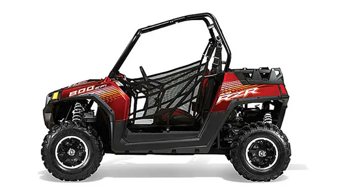 2013 Polaris RZR800 Sunset Red LE