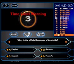 Who wants to be a Millionaire