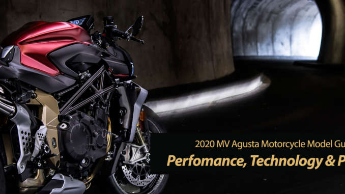 2020 MV Agusta: Perfomance and Technology With No Compromise