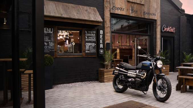 2022 Triumph Street Scrambler Gold Line