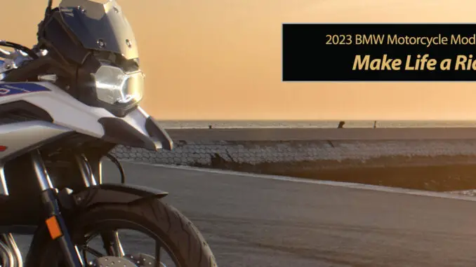 2023 BMW: Make Life a Ride