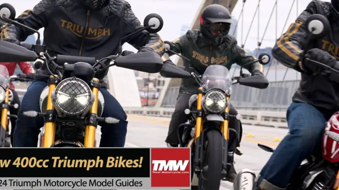 New 2024 Triumph 400cc's: Both Affordable and Fun?