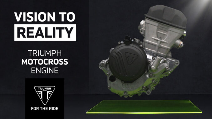 2024 Triumph 250cc Motocross Engine