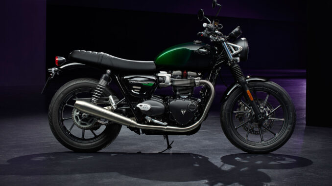 2024 Triumph Speed Twin 900 Green Stealth Edition