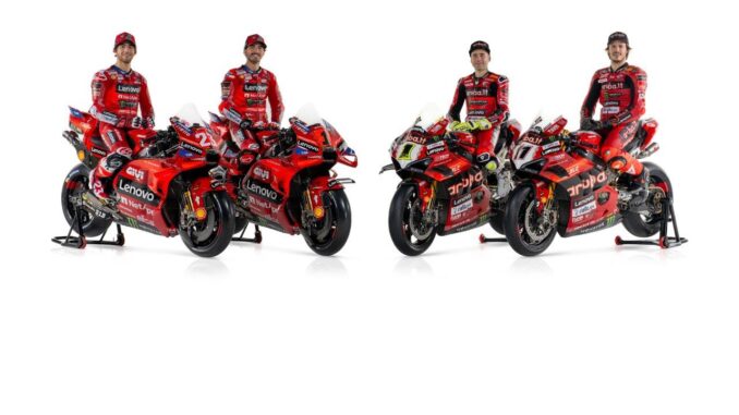 Official Ducati MotoGP and WorldSBK team 2024 livery Official Ducati MotoGP and WorldSBK team 2024 livery