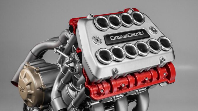 2026 MV Agusta 5 Cylinder “Quadrato” Engine